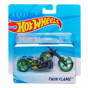 Hot Wheels Street Power Twin Flame Large-Scale Motorcycles