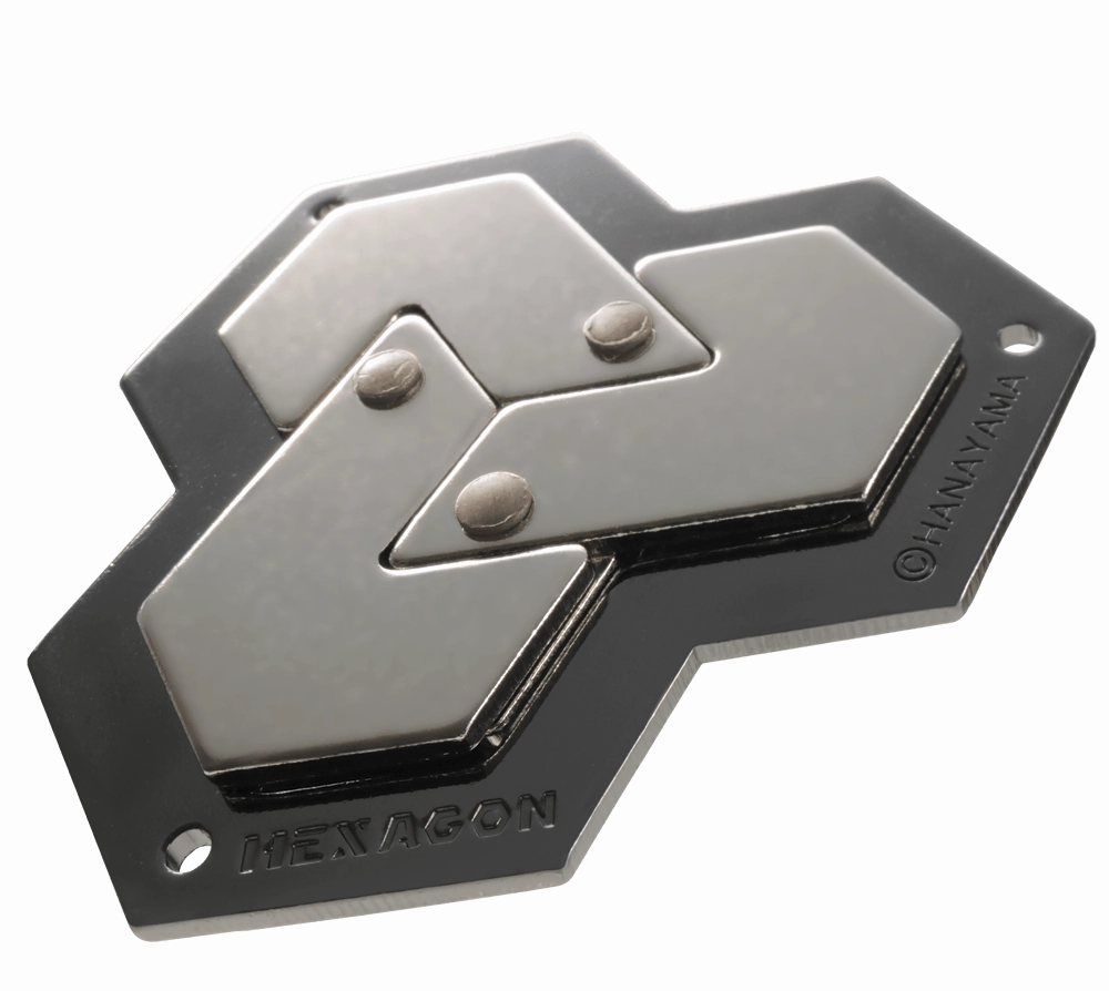 Huzzle Puzzle Cast Hexagon