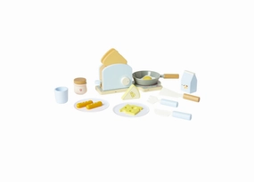 Imaginarium 18 Pc Wooden Breakfast Making Set