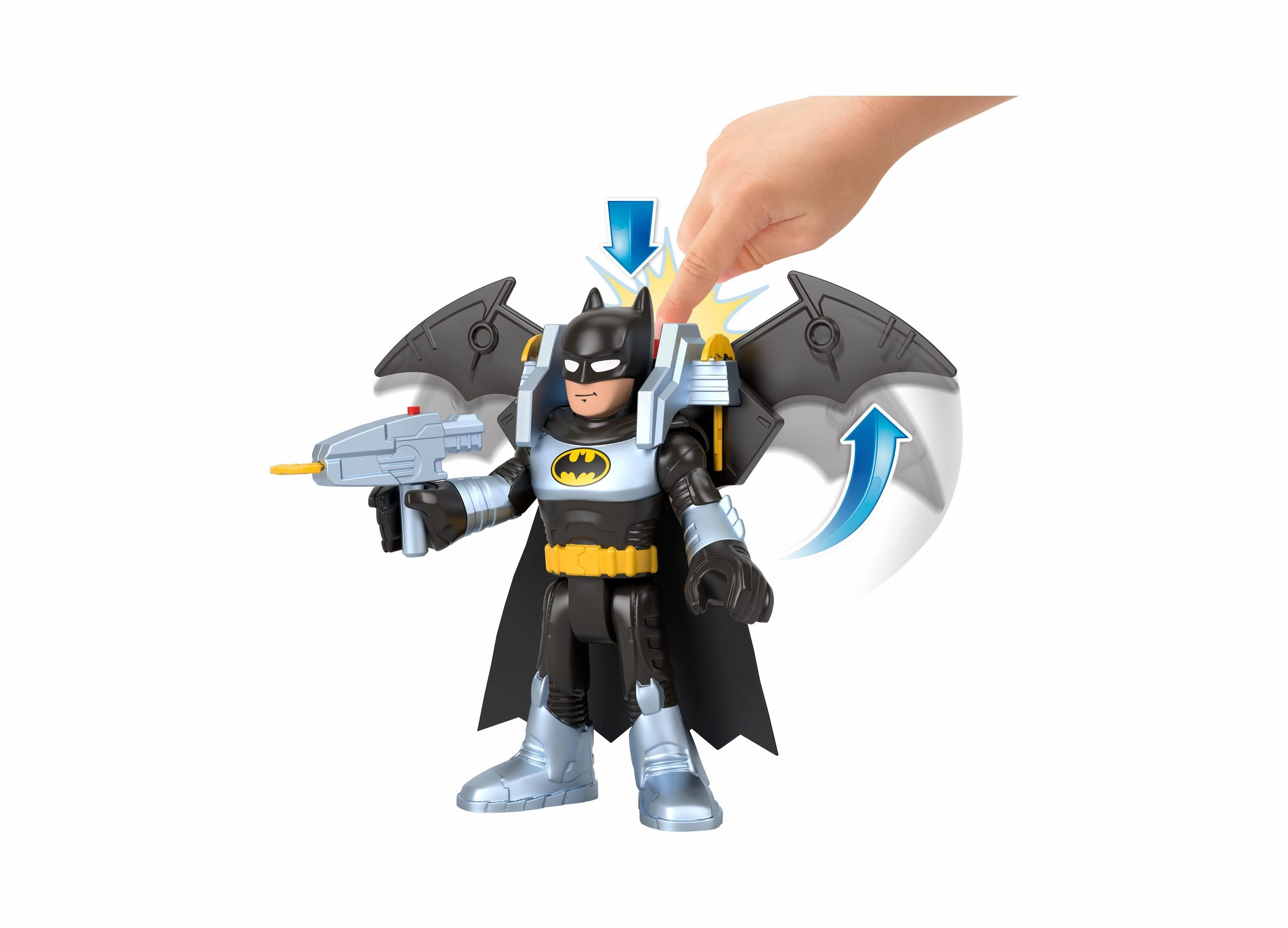 Imaginext Batman XL with Transforming Batglider Action Figure