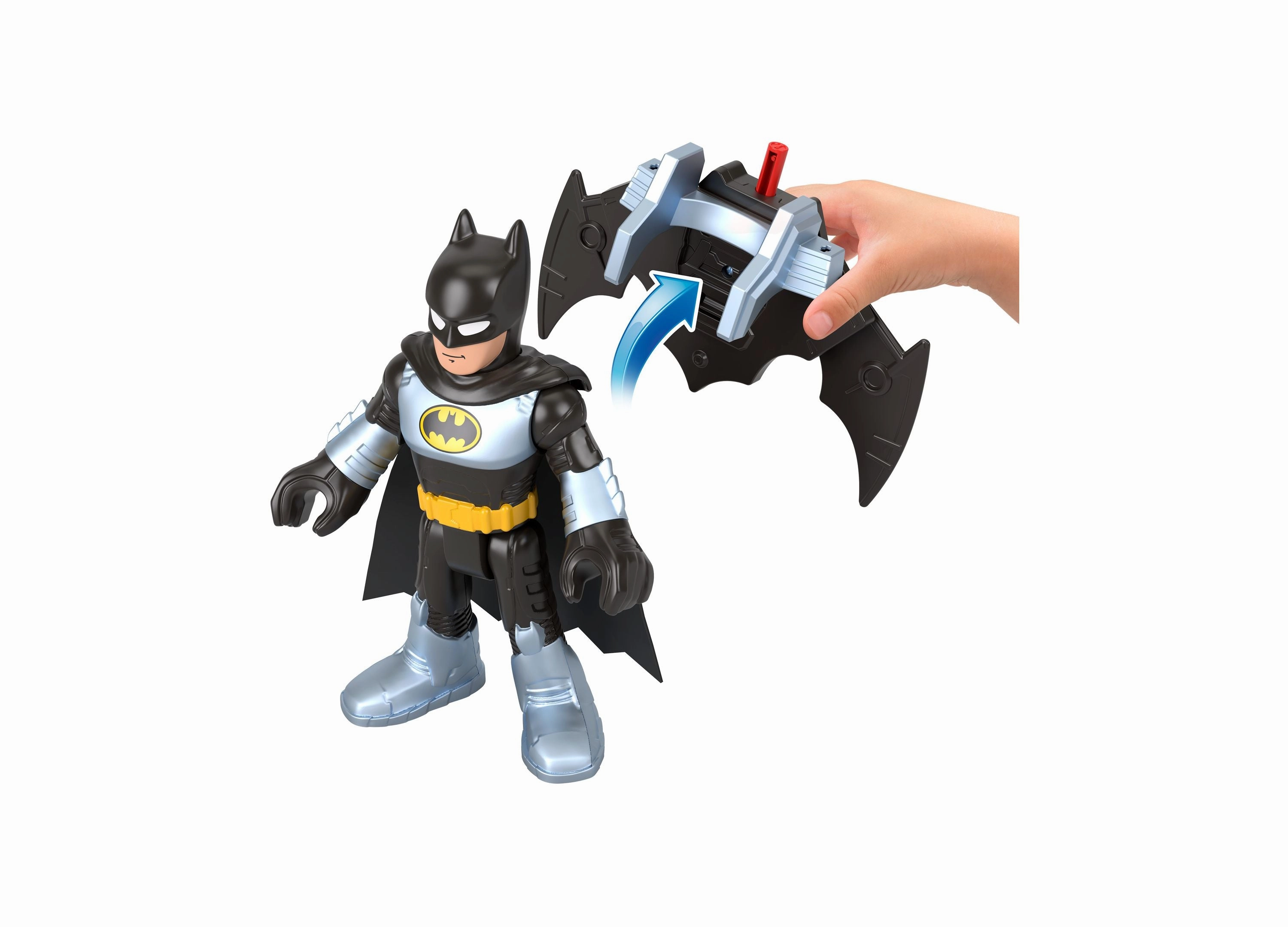 Imaginext Batman XL with Transforming Batglider Action Figure