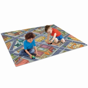 Imaginmat Jumbo TMNT Floor Playmat with 2 Toy Cars, 47x61 Inches