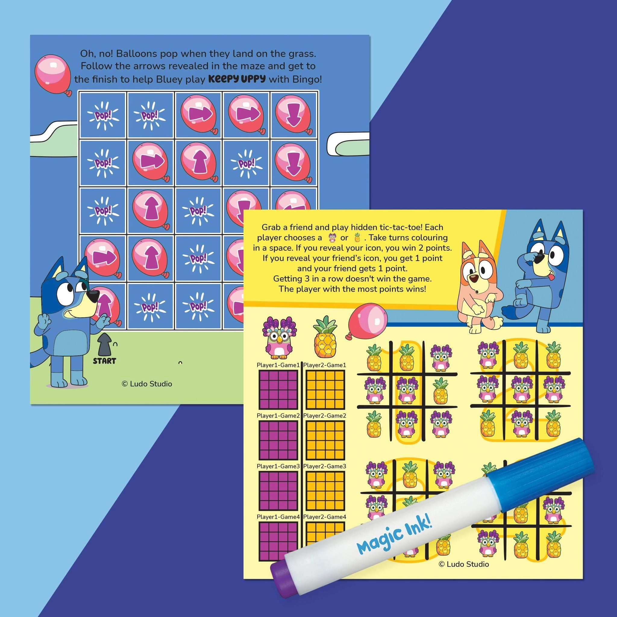 Inkredibles Bluey Magic Ink Pictures