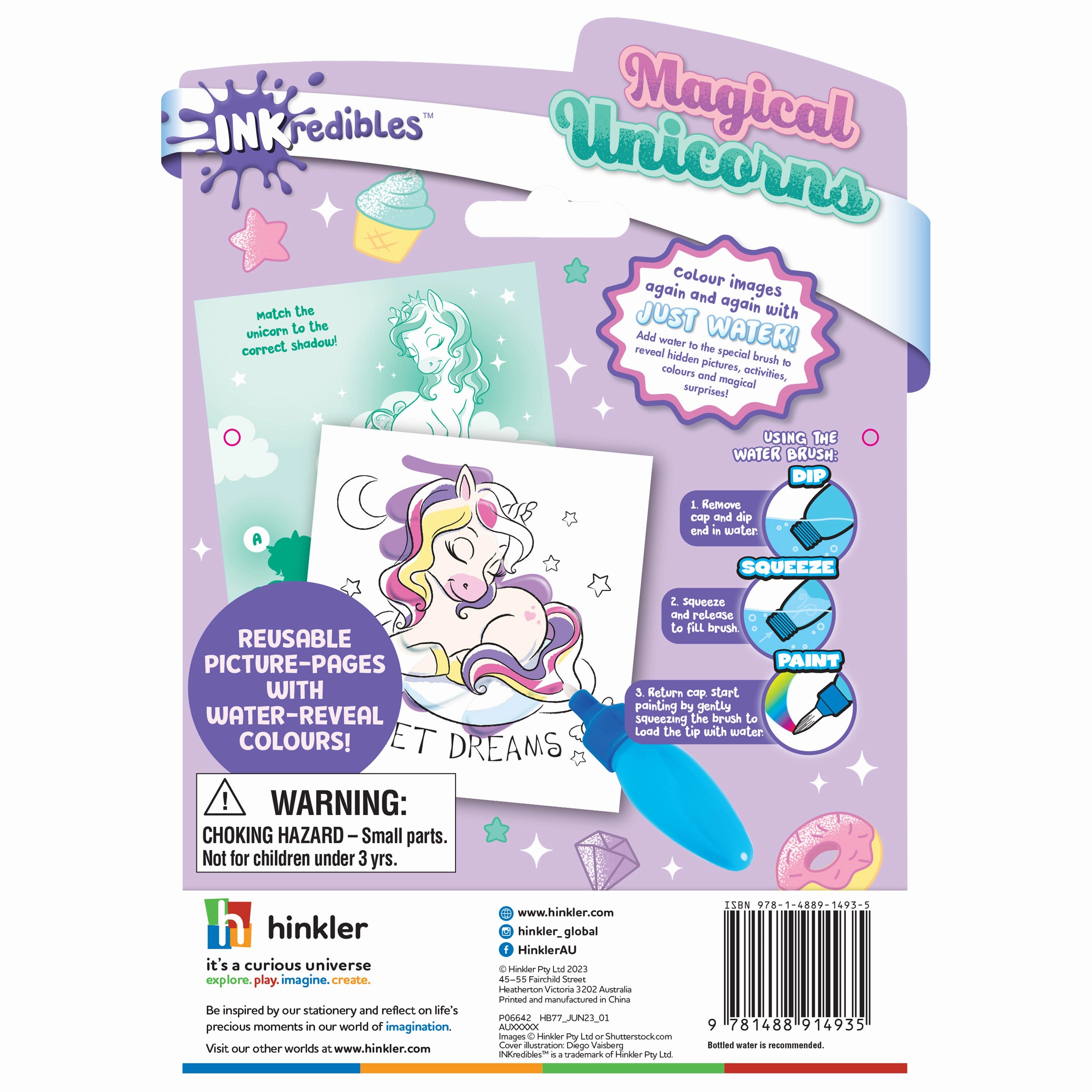Inkredibles Magical Unicorns Water Wonder