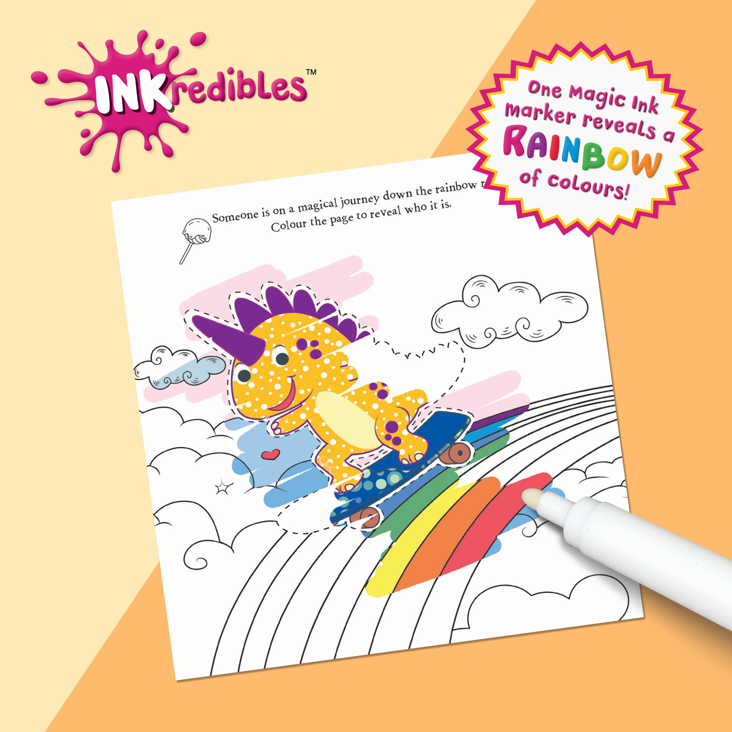 Inkredibles Rainbow Rush Magic Ink Pictures