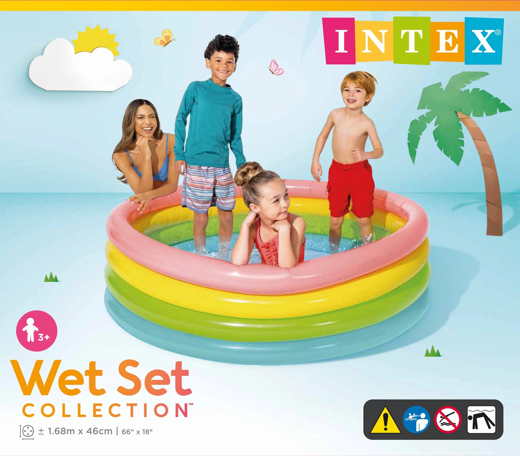 Intex 56441 Sunset Glow Pool 168cm X 46cm