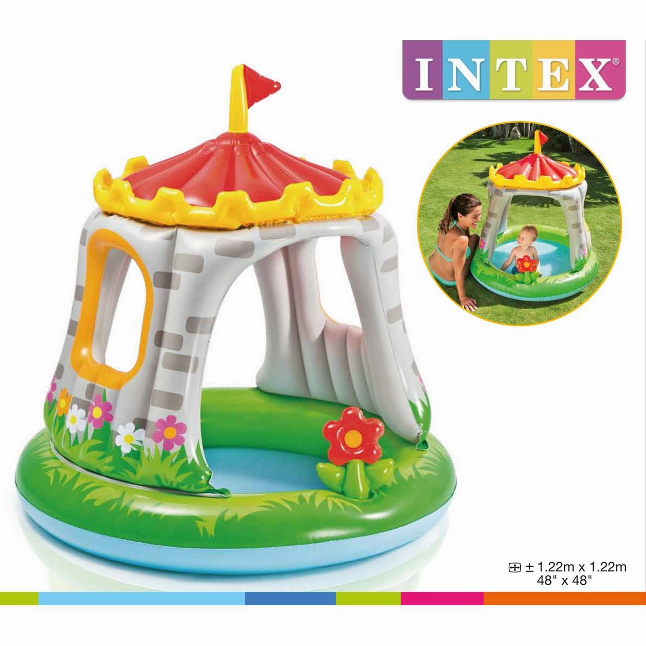 Intex 57122 Royal Castle Baby Pool