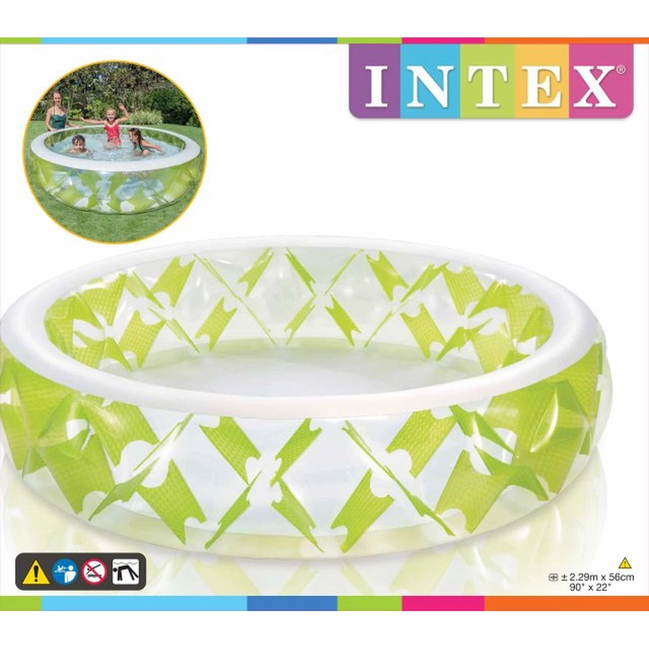 Intex 57182 Swim Center Pinwheel Pool
