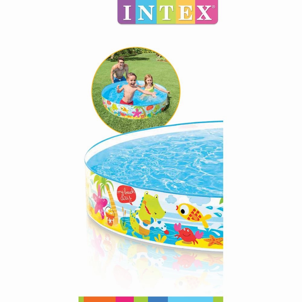 Intex Under The Palm Trees Snapset Pool 5 Foot X 10 Inch
