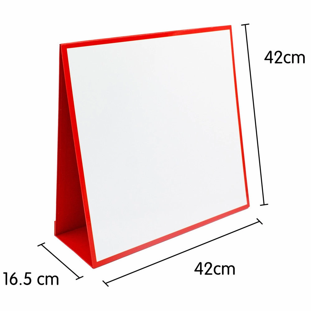 Junior Learning Double-Sided Tabletop Pocket Chart - Red & White