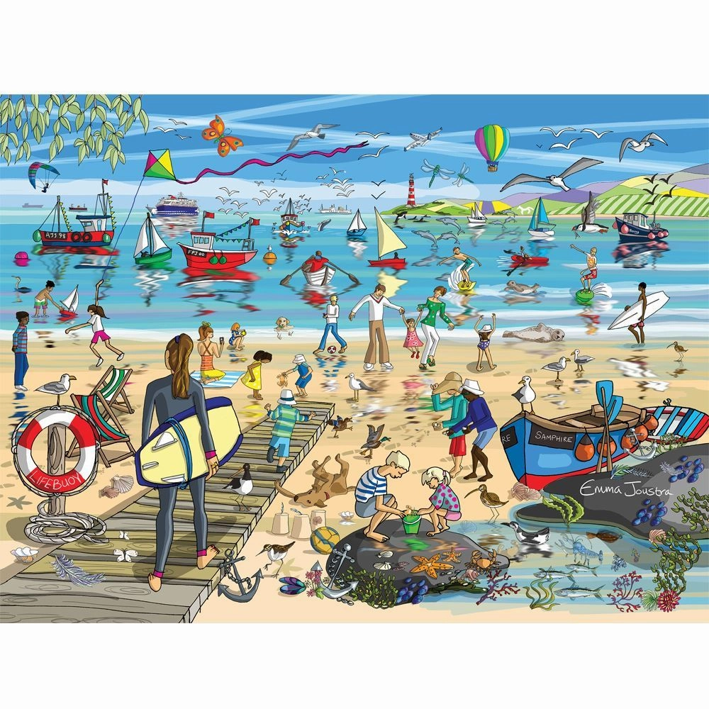 Just Living Life 1000 Piece Puzzle Beachcombers