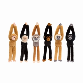 Keel Toys 50cm Natural Hanging Monkey Assorted Styles