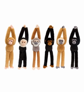 Keel Toys Hanging Monkeys Natural Assorted Styles