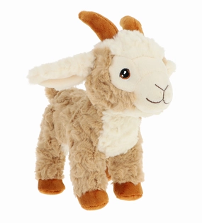 Keeleco 20cm  Pygmy Goat Recycled Farm Animal Soft Toy for All Ages