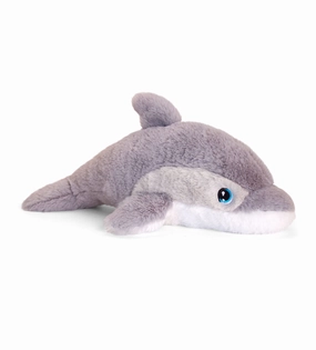 Keeleco 25cm Dolphin Sealife Animal Recycled Soft Toy for All Ages