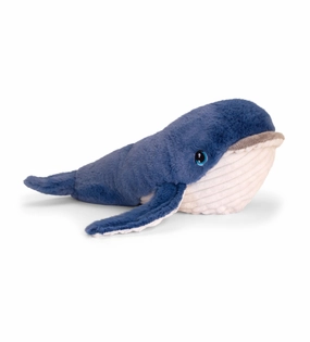 Keeleco 25cm Whale Sealife Animal Recycled Soft Toy for All Ages