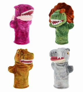 Keeleco 27cm Dinosaur Hand Puppet (4 Designs) Suitable from Birth
