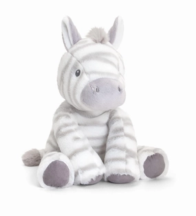 Keeleco Baby 25cm Cuddle Zebra Recycled Soft Toy Suitable from Birth