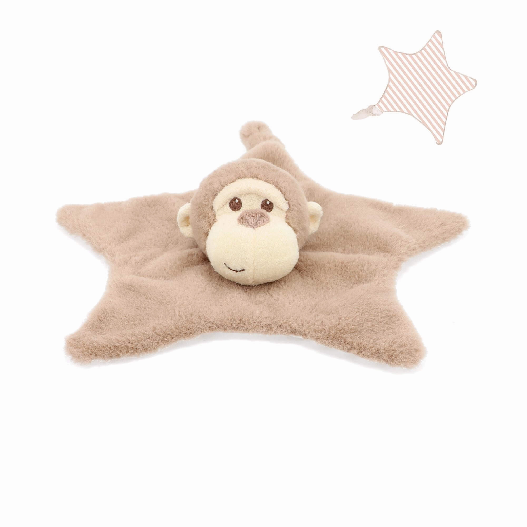 Keeleco Baby 32cm Marcel Monkey Soft Blanket Soother Toy for Babies