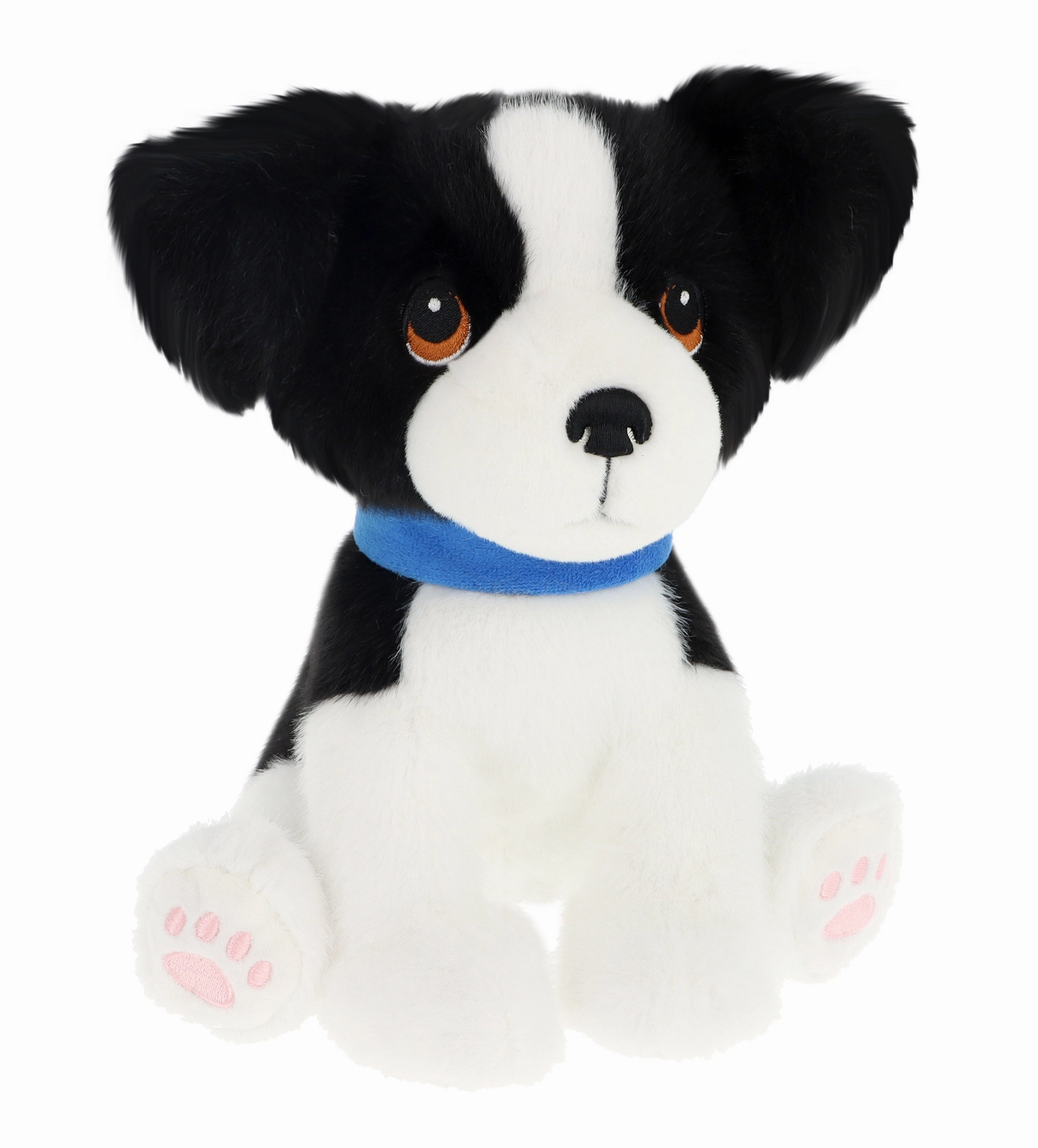 Keeleco Puppy Love 23cm Border Collie Puppy Soft Toy for All Ages