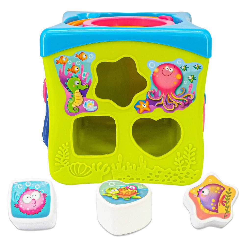 Kiddieland Light & Sound Activity Cube - Music & Animal Play Center