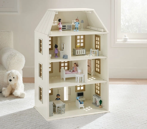 Kiddies Kingdom Chelsea Dollhouse Imaginative Play For Ages 3 and Above