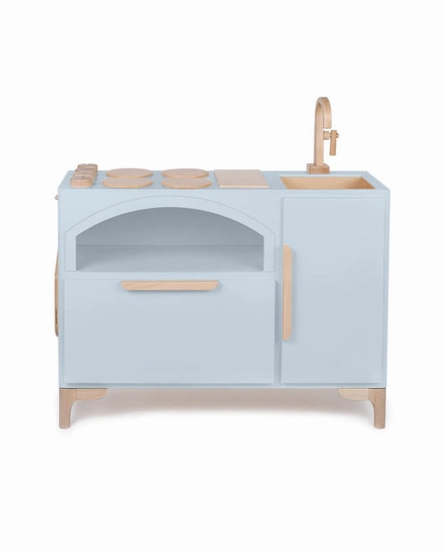 Kiddies Kingdom Kiddies Kingdom Play Kitchen - White, Blue, Pink, Green Imaginative Play For Ages 3 and Above
