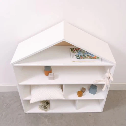 Kiddies Kingdom Montessori House Bookshelf Organisers For Ages 3 and Above