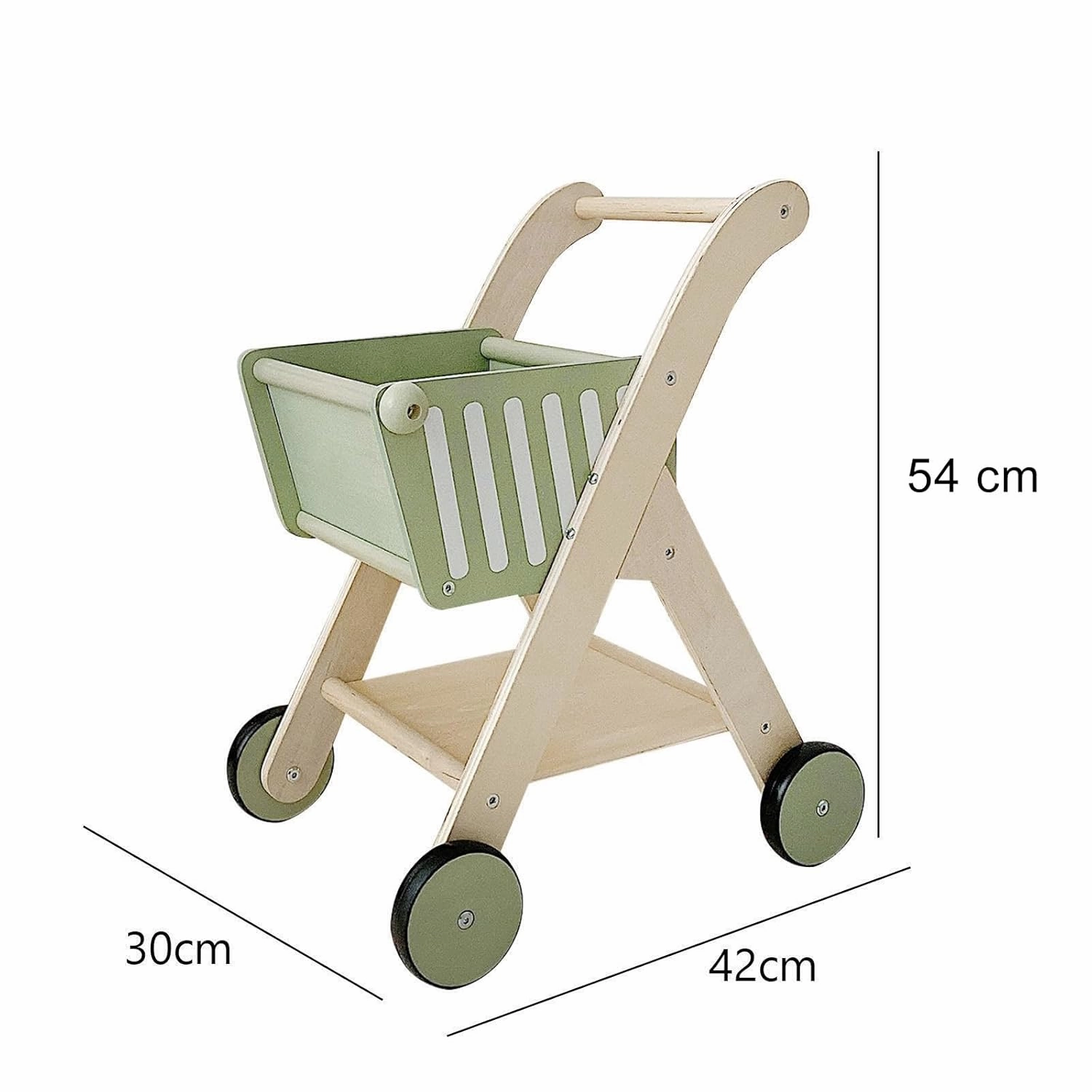 Kiddies Kingdom Shop 'N' Roll Cart Imaginative Play For Ages 3 and Above