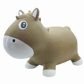 Kidzzfarm Jolly Camel Bouncing Horse: Inflatable Hopper Fun