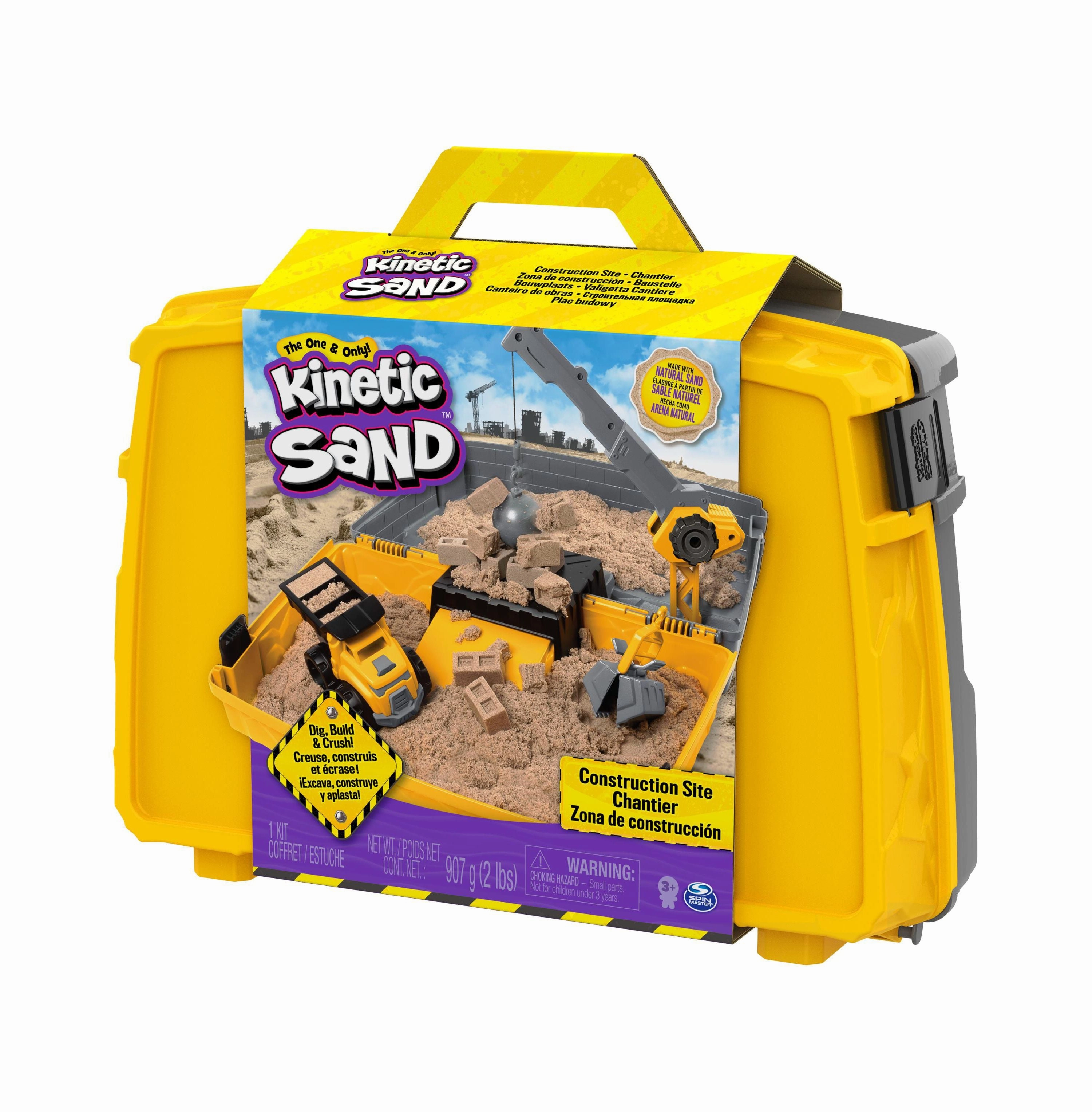 Kinetic Sand - Construction Site Sandbox Playset