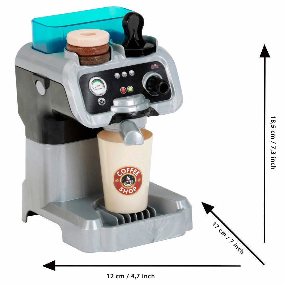 Klein Barista Espresso Machine - Play Kitchen Appliance Toy for Kids Ages 3 