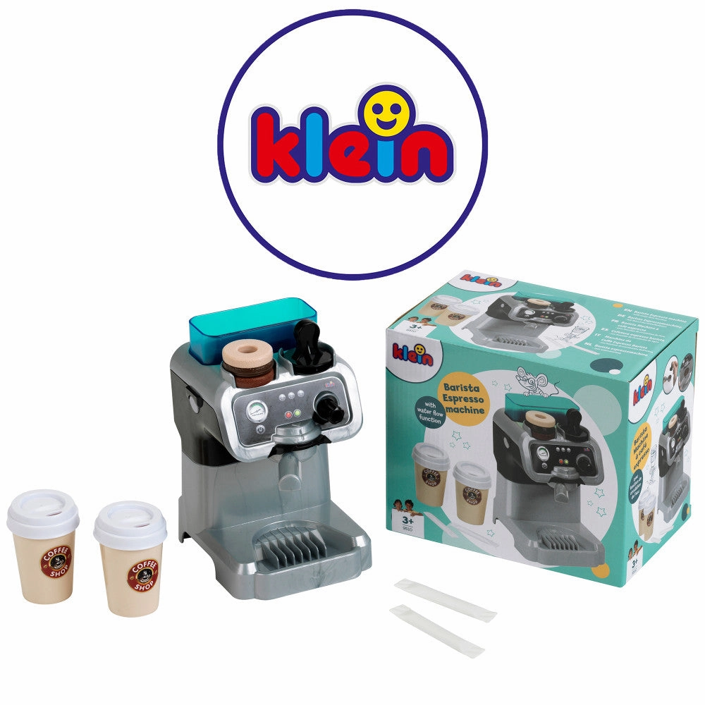 Klein Barista Espresso Machine - Play Kitchen Appliance Toy for Kids Ages 3 