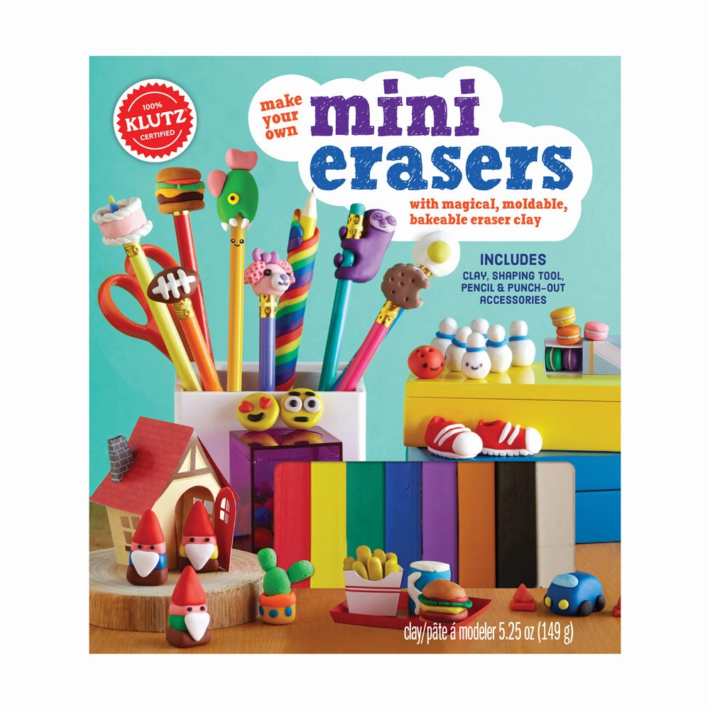 Klutz Creative Studio Make Your Own Mini Erasers Craft Kit