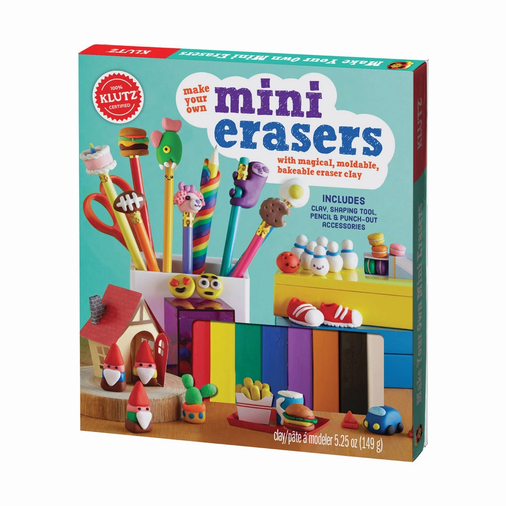 Klutz Creative Studio Make Your Own Mini Erasers Craft Kit