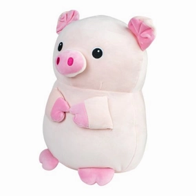 Kobioto 12 inch Supersoft Piggy Plush - Charming Bowtie