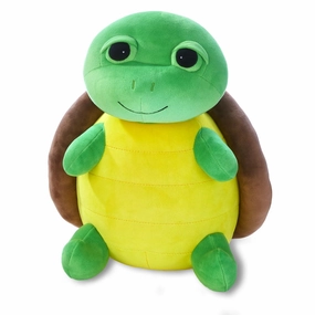 Kobioto Turtle 12 Inch Supersoft Plush - Vibrant Green