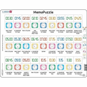 Larsen Clocks Memopuzzle Frame Tray Puzzle