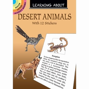 Learning About Desert Animals: With 12 Stickers