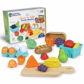 Learning Resources 27-Piece New Sprouts Fresh Market Set