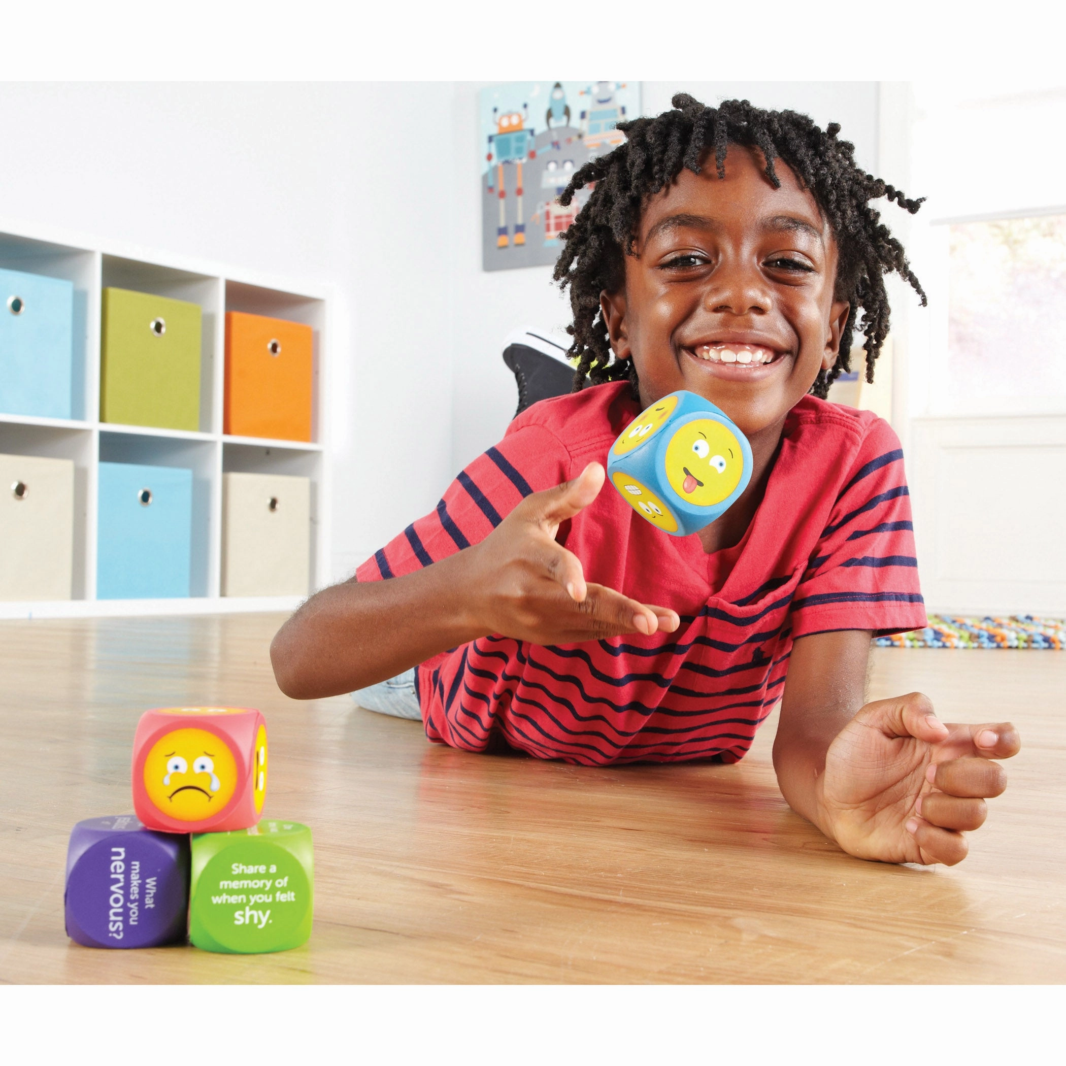 Learning Resources Emotion Exploration Foam Cubes - Interactive Social Learning Toy