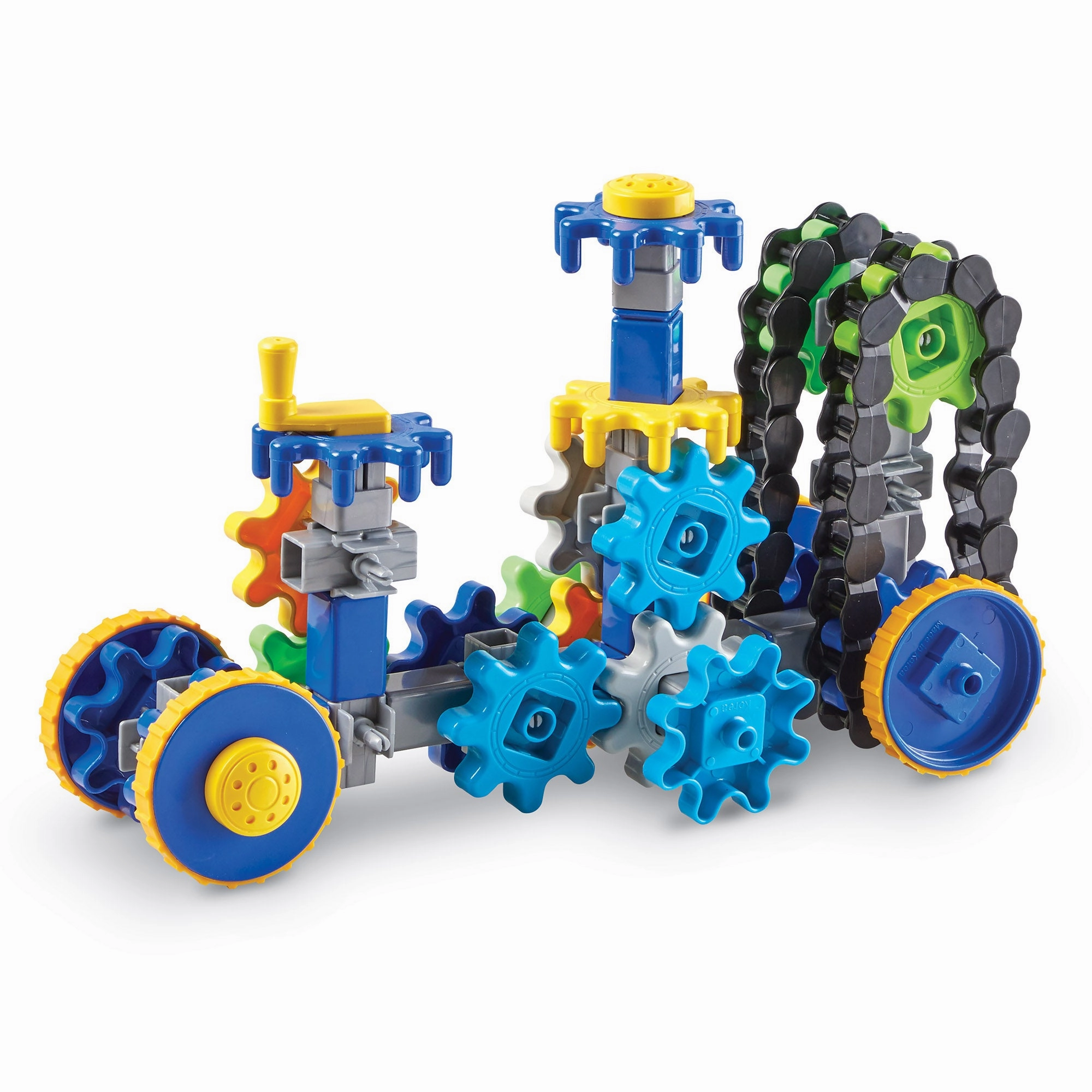 Learning Resources Gears! Gears! Gears! 108-Piece Treadmobiles Building Set
