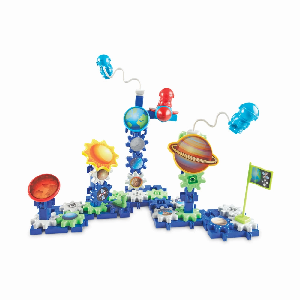 Learning Resources Gears! Gears! Gears! 80-Piece Space Explorers Building Set