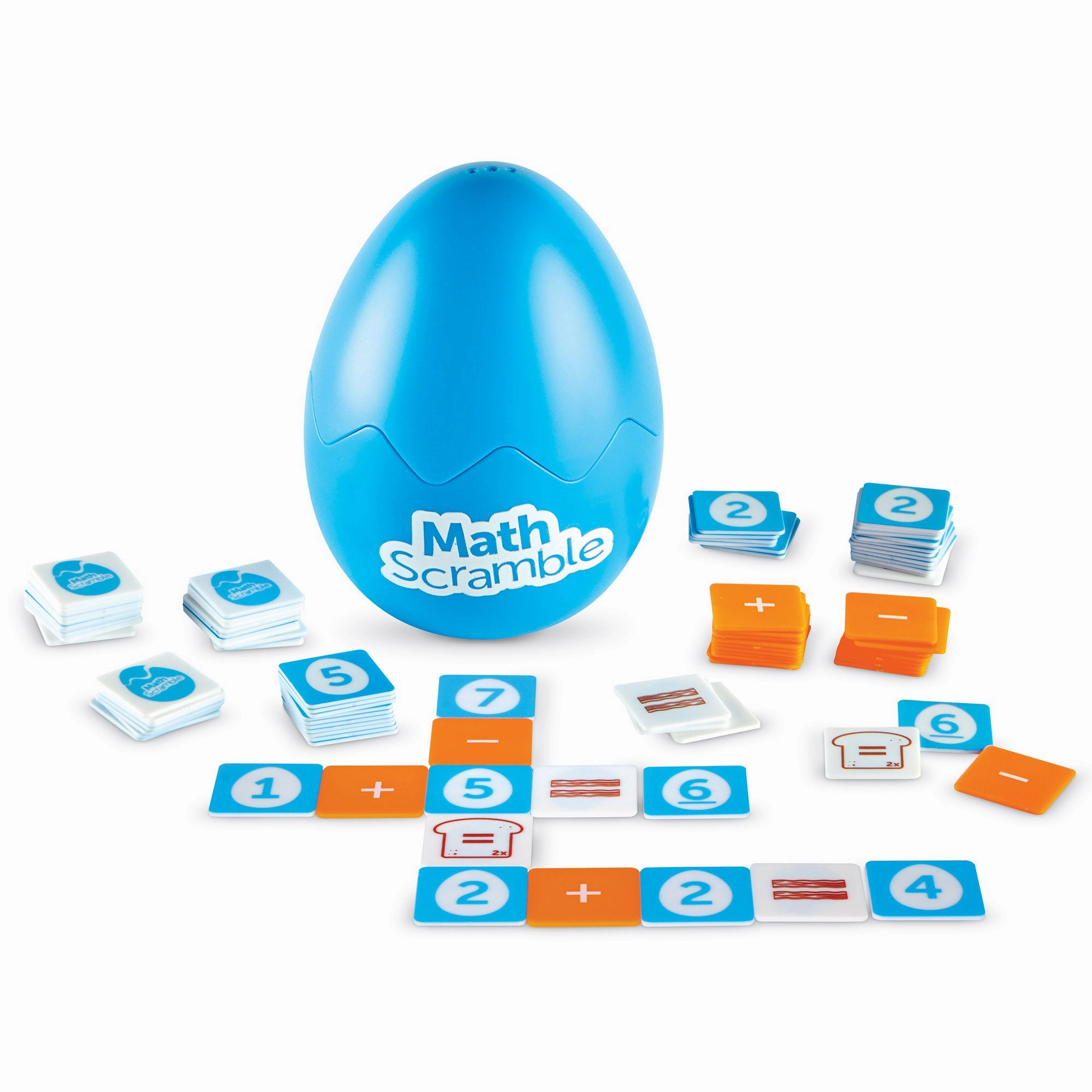 Learning Resources Math Scramble - Fast-Paced Addition & Subtraction Game