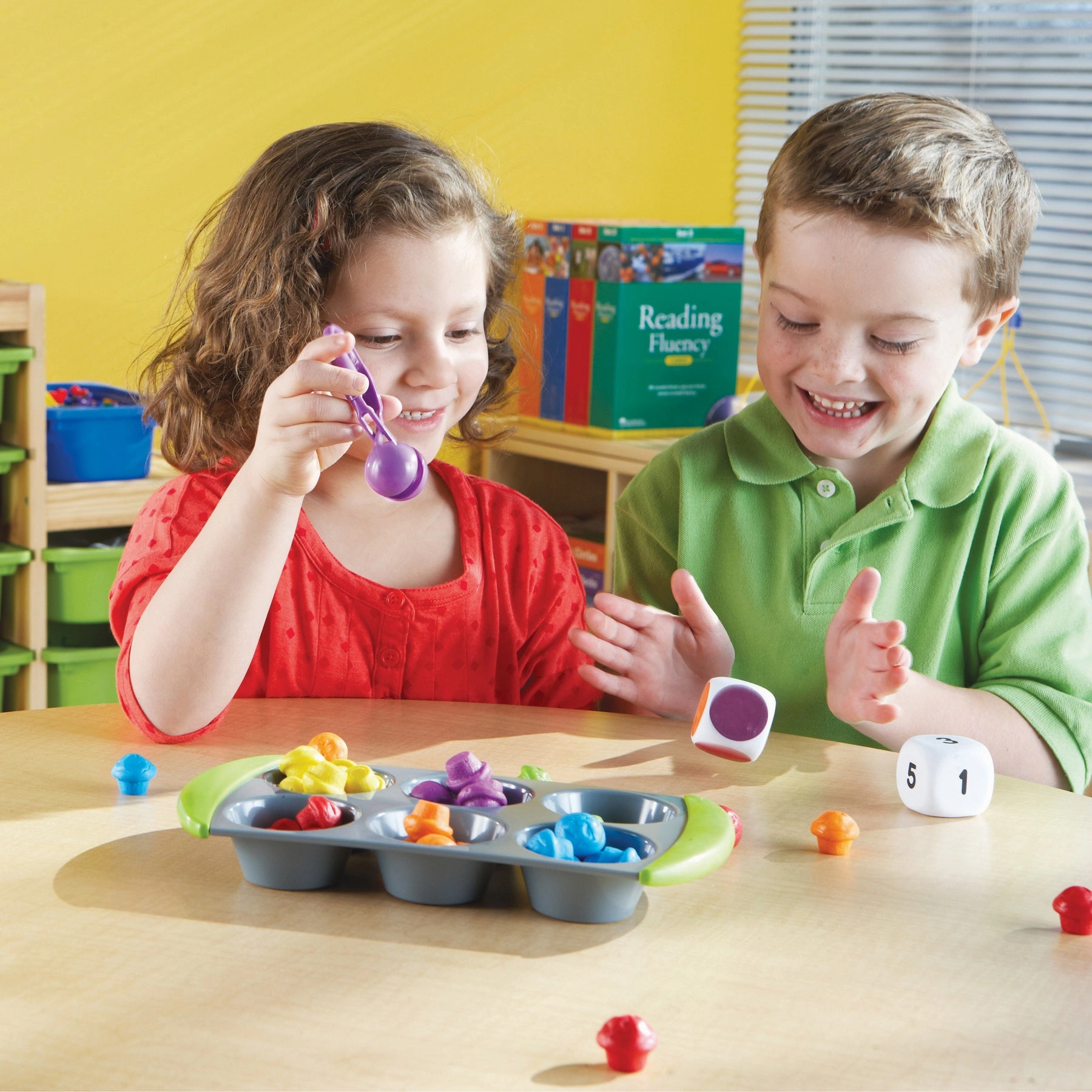 Learning Resources Mini Muffin Match Up - Color and Number Educational Game