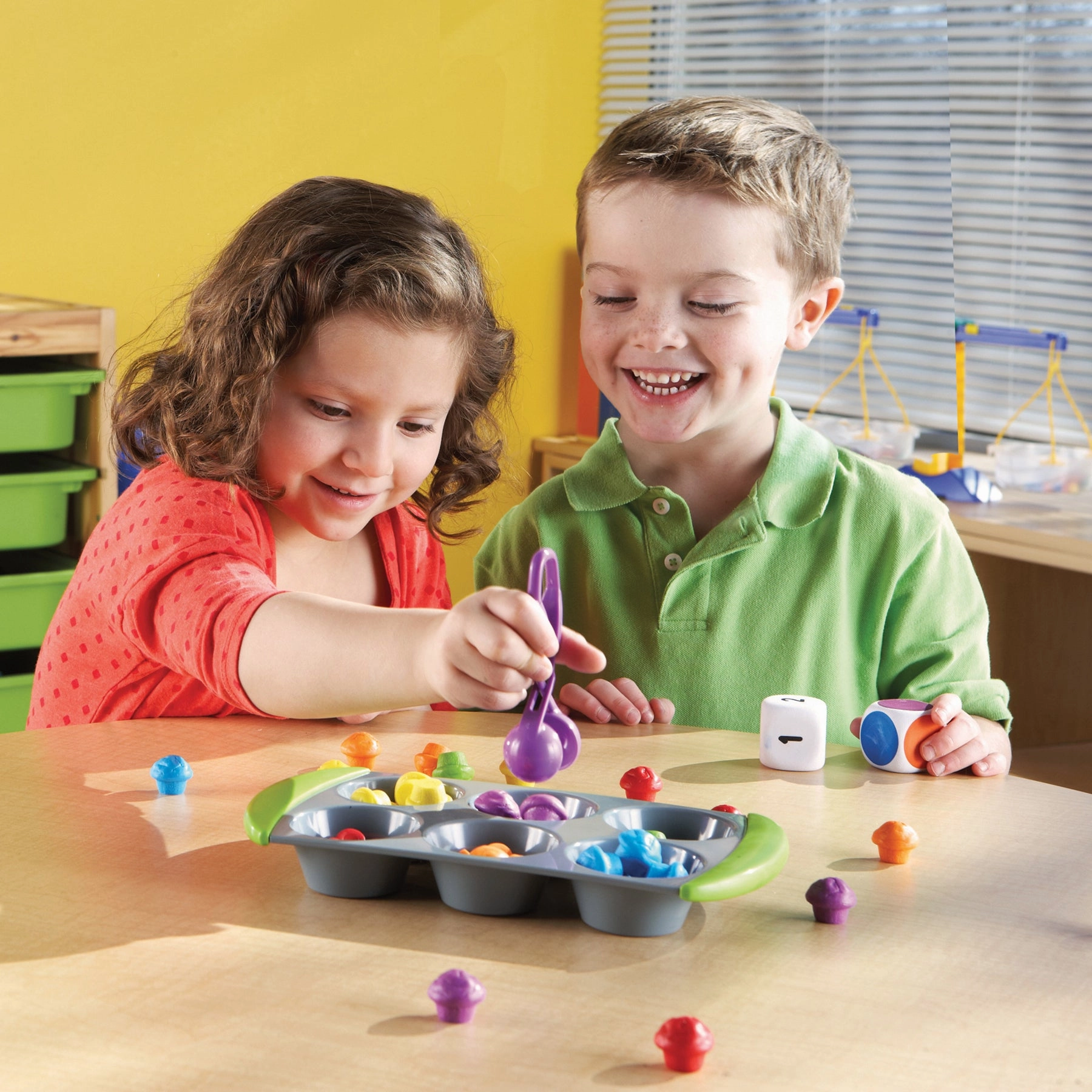 Learning Resources Mini Muffin Match Up - Color and Number Educational Game