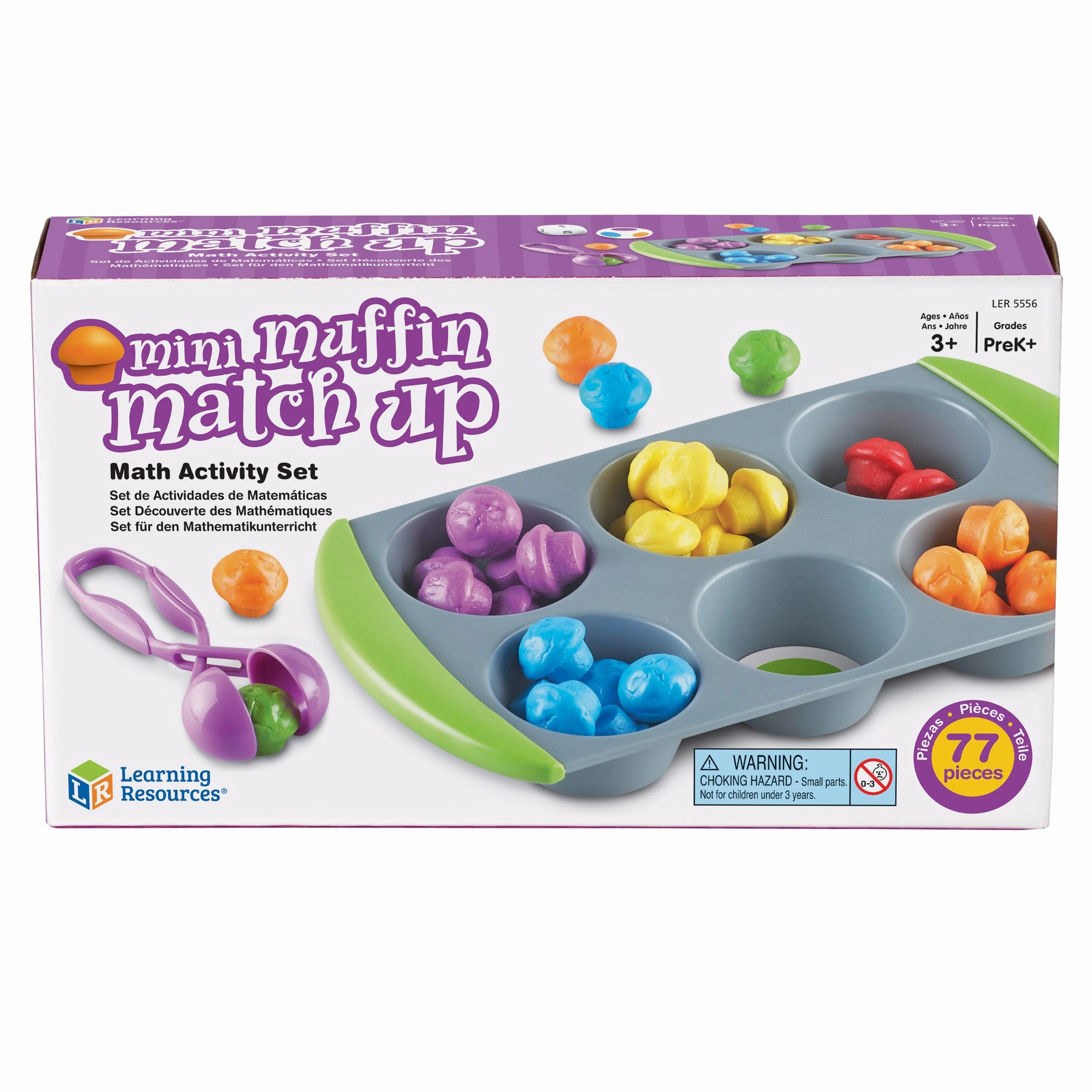 Learning Resources Mini Muffin Match Up - Color and Number Educational Game
