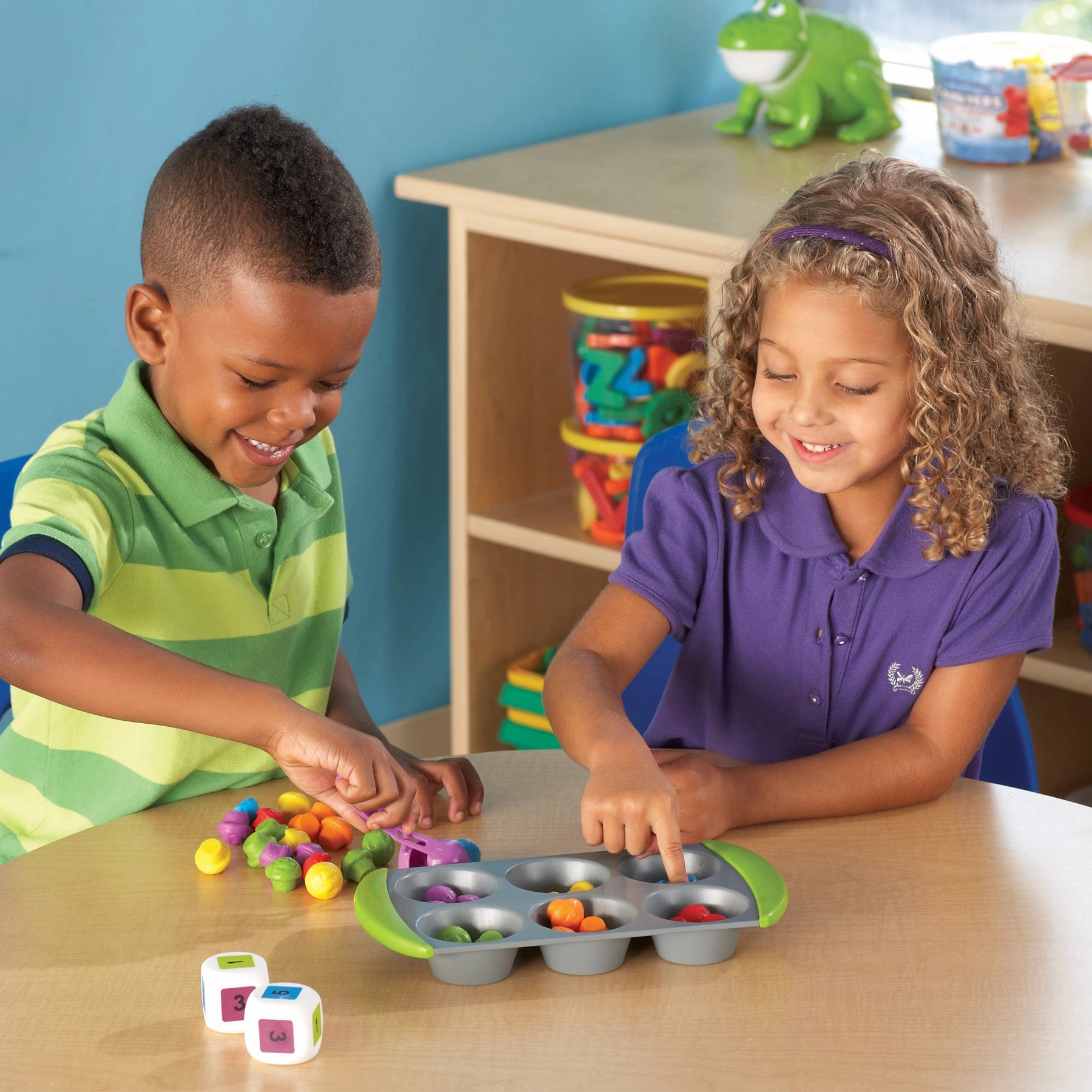 Learning Resources Mini Muffin Match Up - Color and Number Educational Game