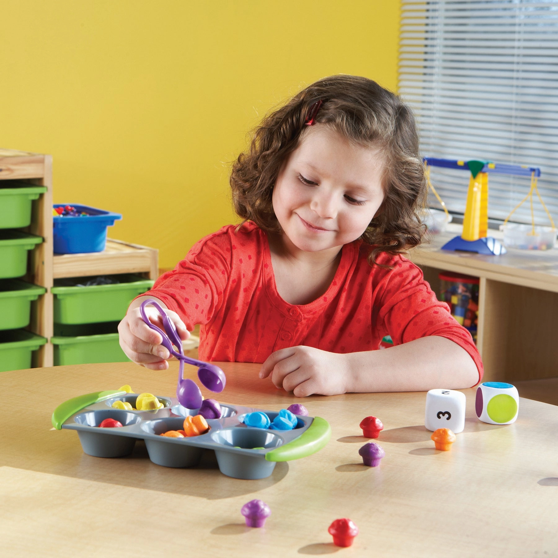 Learning Resources Mini Muffin Match Up - Color and Number Educational Game