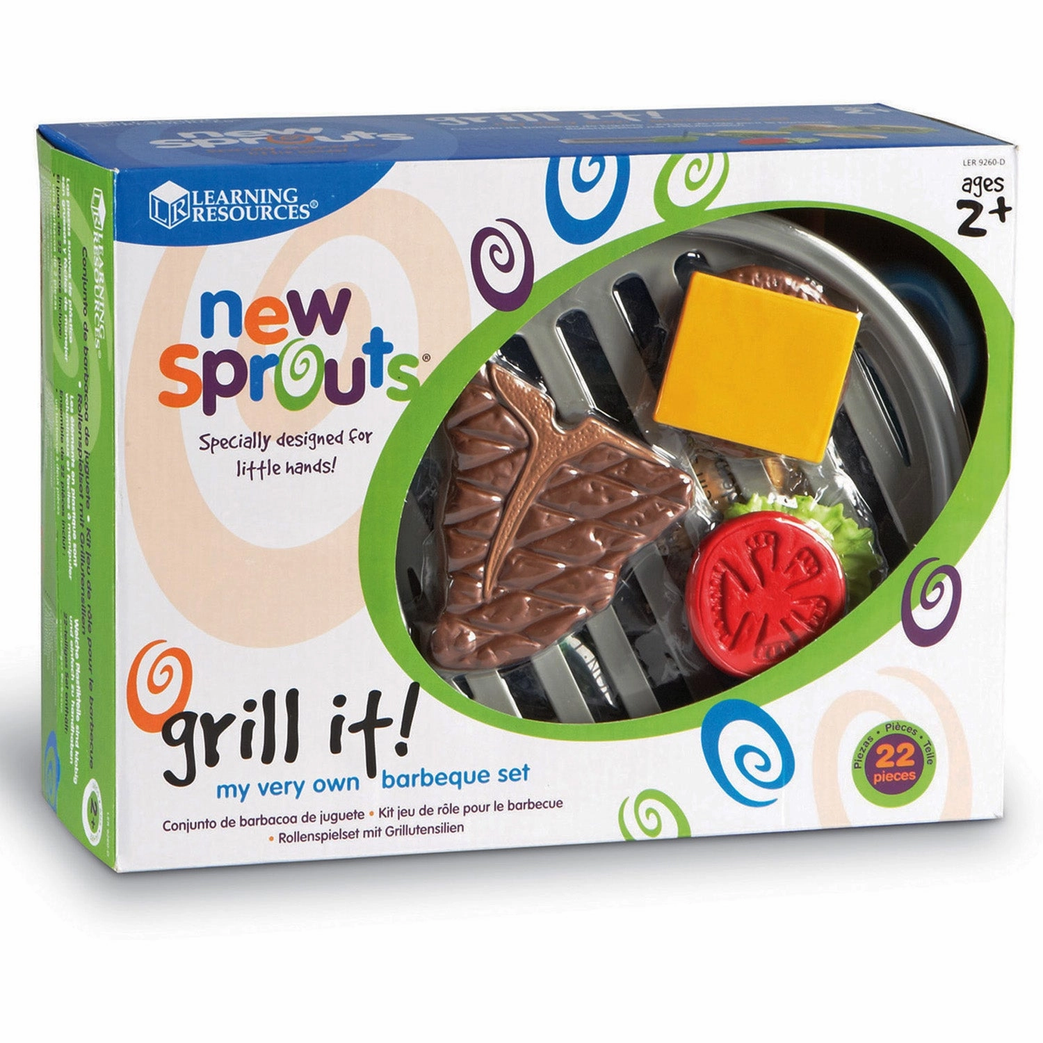 Learning Resources New Sprouts Grill It! - Play BBQ Set
